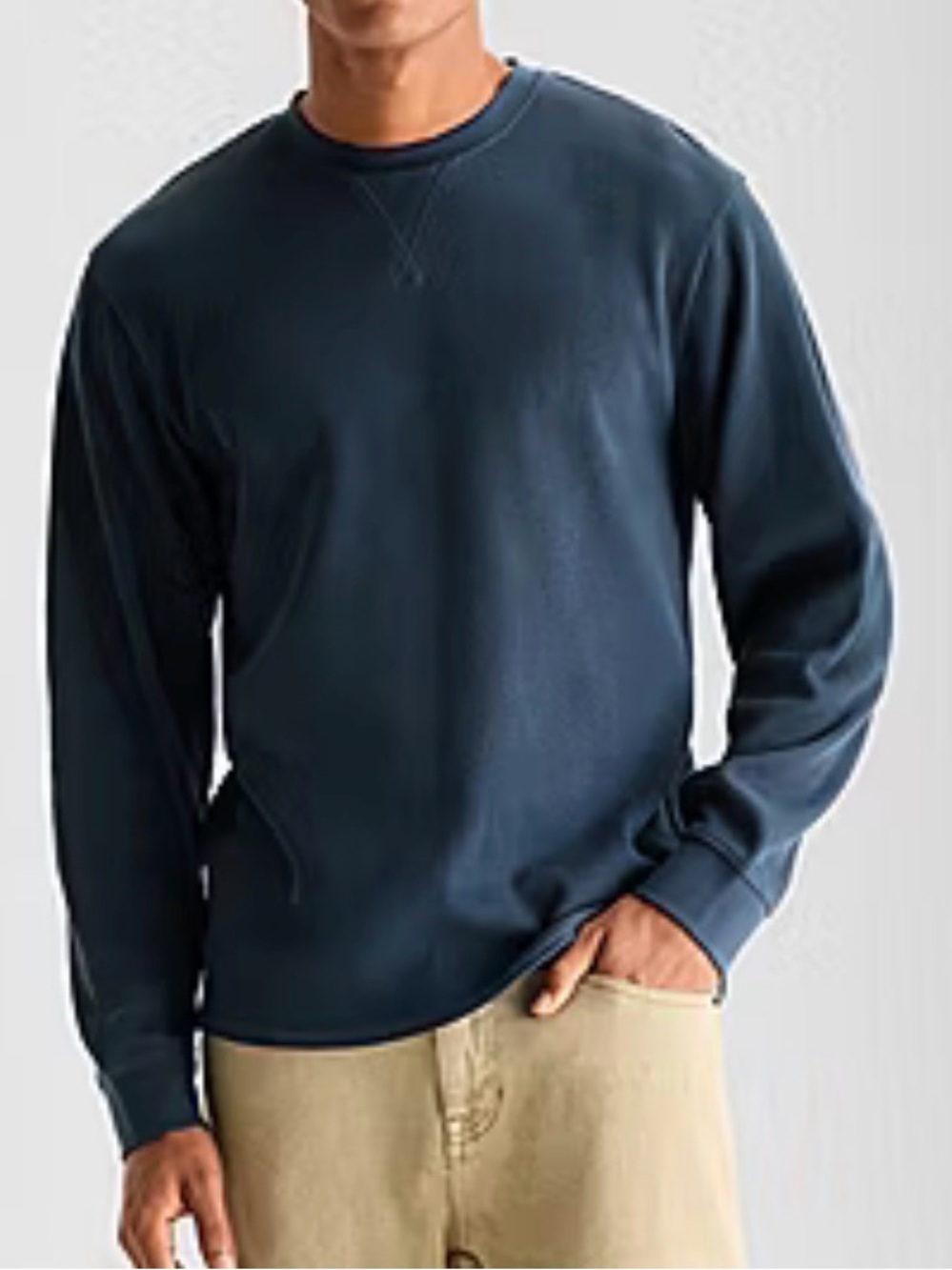 Arizona Jean Company Men's Crewneck Sweater - Navy Blue